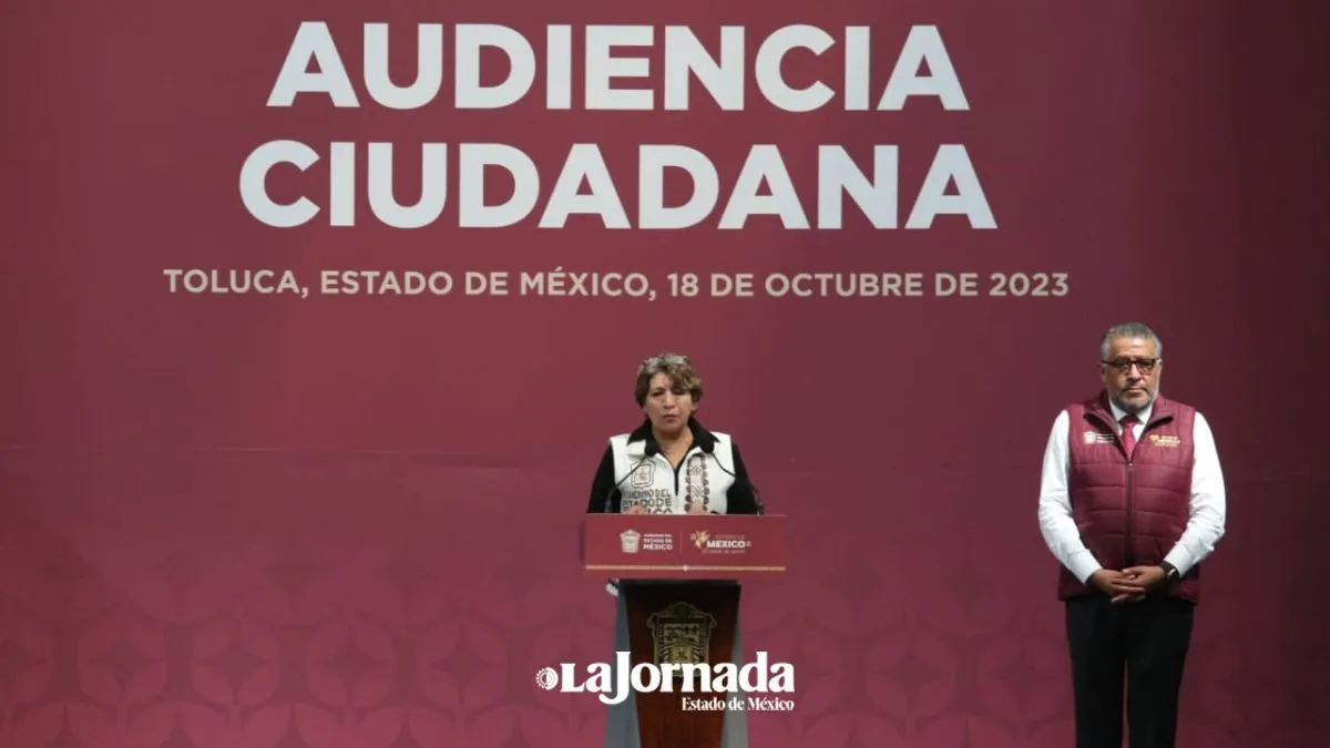 Delfina Gómez: Celebra primera audiencia en Palacio de Gobierno estatal