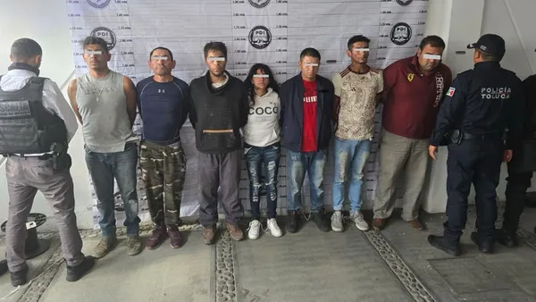 Toluca: Detienen a siete posibles integrantes del CJNG
