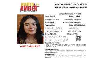 Alerta Amber: Se busca a Yanet García Ruiz, desaparecida en Coacalco