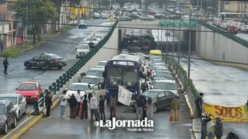 #Potrogate | Asamblea Estudiantil de Arquiectura de la UAEMéx bloquea Tollocan