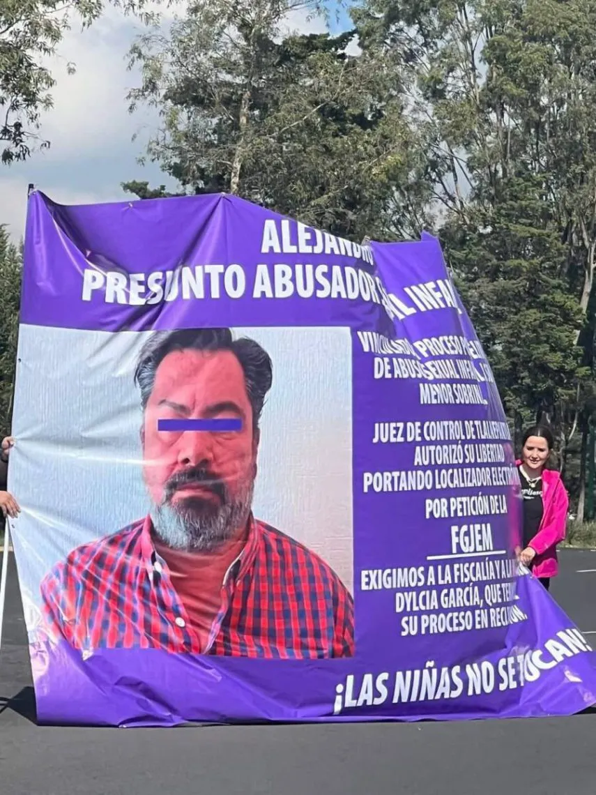 Bloquean zona Esmeralda, Atizapán, por abuso sexual de un sujeto contra su sobrina