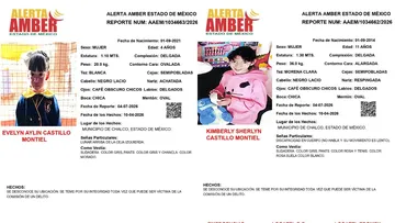 Alerta Amber: Se busca a las hermanas Castillo Montiel; desaparecieron en Chalco