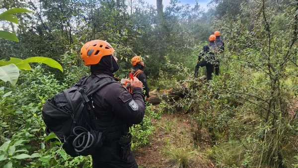 SSEM rescata con vida a hombre extraviado en Monte Tláloc