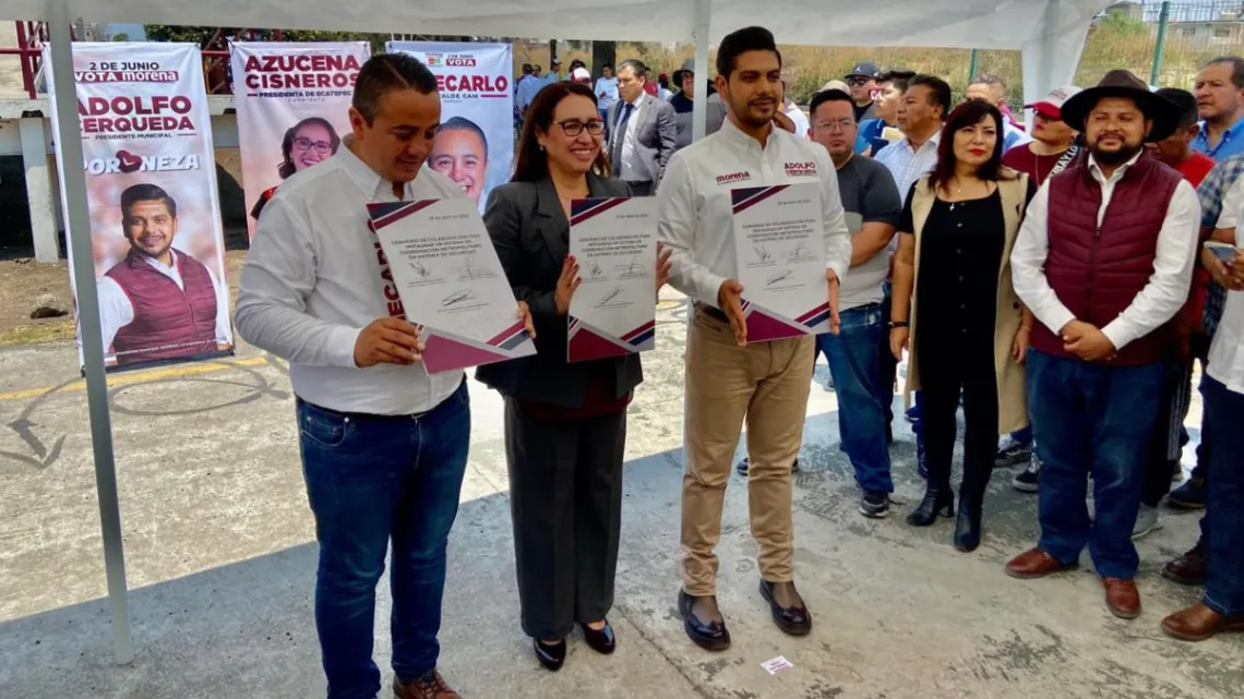 Candidatos de Morena proponen Consejo Metropolitano de seguridad