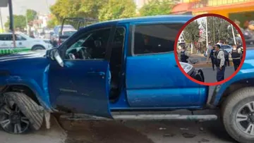 Robo de camioneta desata persecución por tres municipios, entre ellos Tecámac; hay un detenido