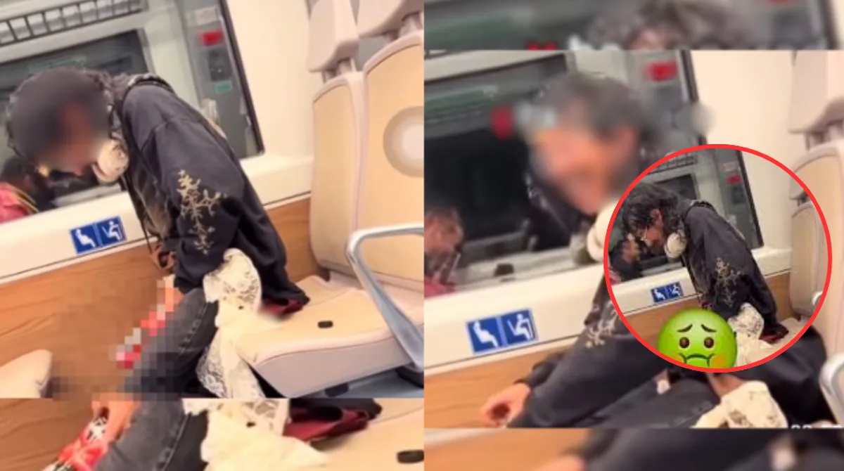 Indignación en el Tren “El Insurgente”: Pasajero es captado orinando en un vagón