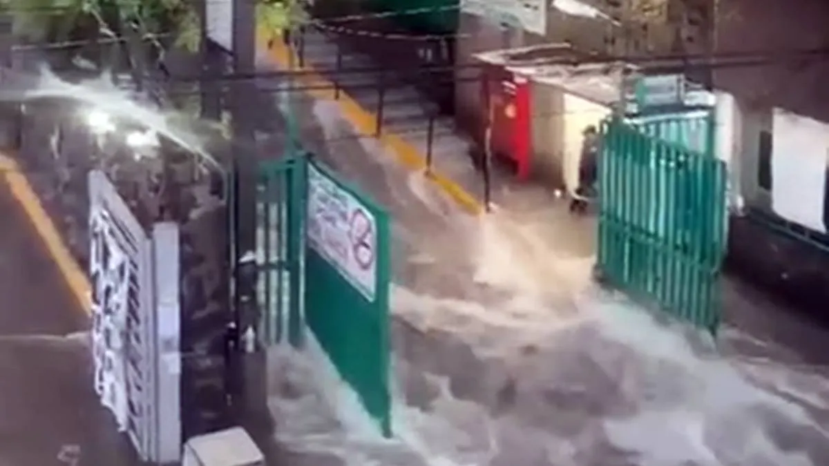 Se inunda nuevamente hospital 53 del IMMS en La Paz [VIDEO]