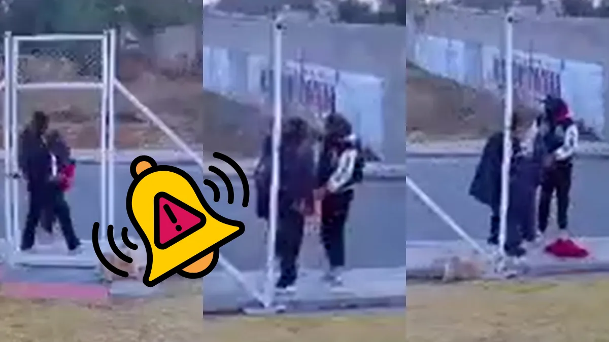 Video viral muestra el momento en que dos motoratas asaltan a una mujer que llevaba a su bebé en brazos en el Edomex.