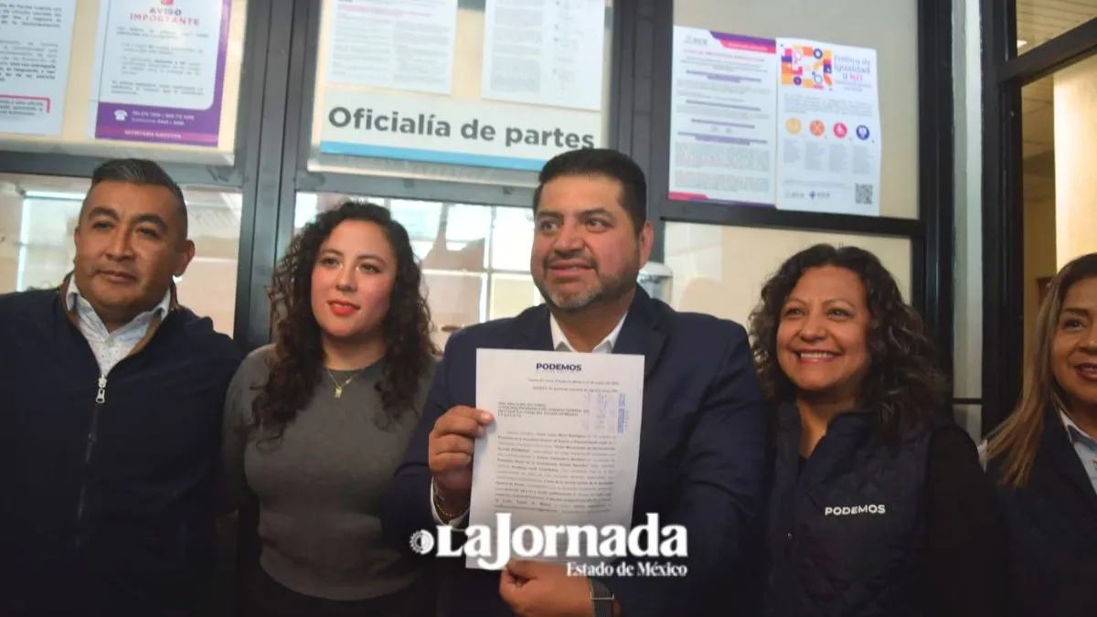 Edomex: Podemos pide registro como partido y busca arrebatar municipios a partidos actuales