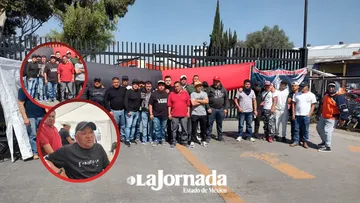Huelga de trabajadores en llantera Tornel de Tultitlán