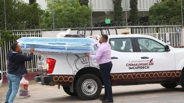 Chimalhuacán: Entregan apoyos a damnificados por inundaciones a caso un mes de la contingencia