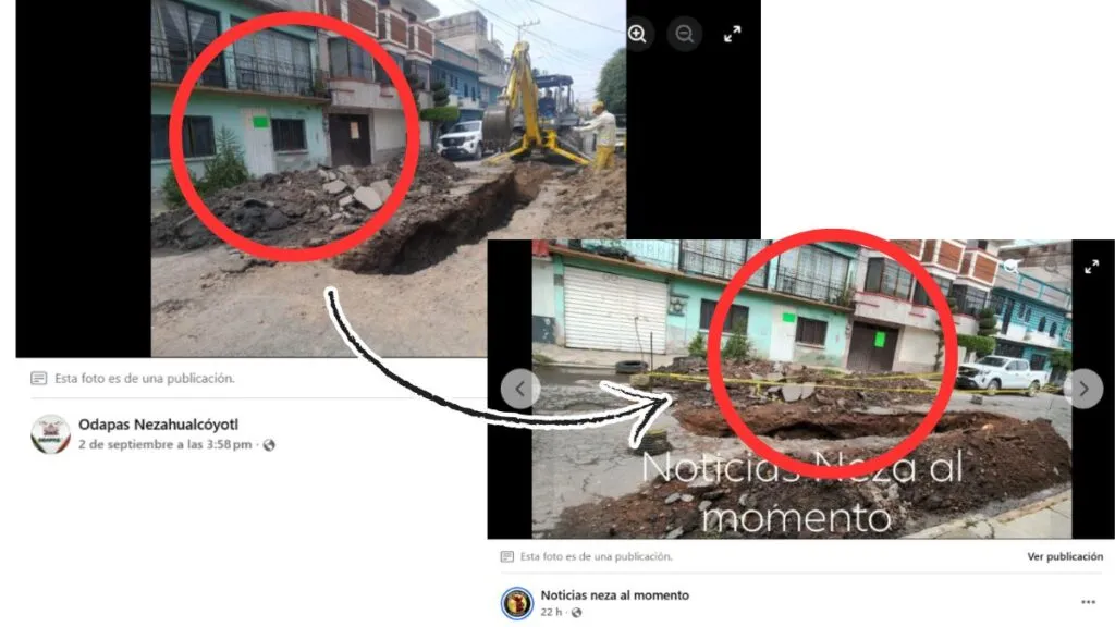 Socavón se abre en calles de Nezahualcóyotl; vecinos aseguran que no es el único, ¿y el gobierno?