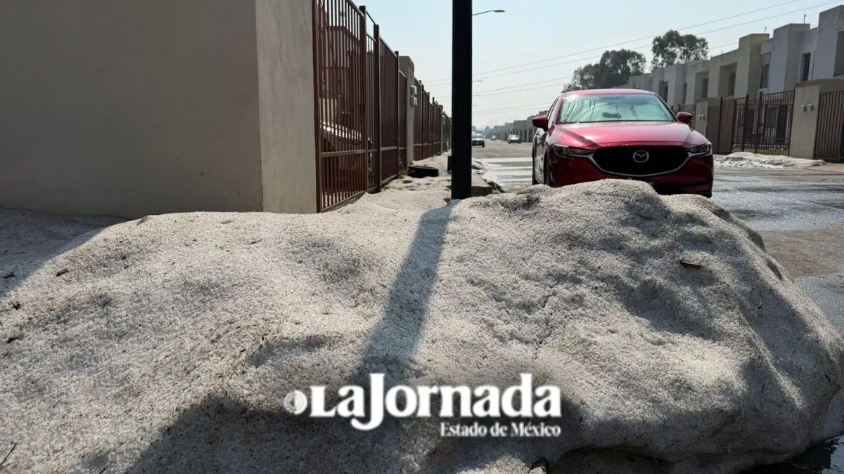 Granizada deja daños menores en viviendas y vehículos de Tecámac: Alcaldesa