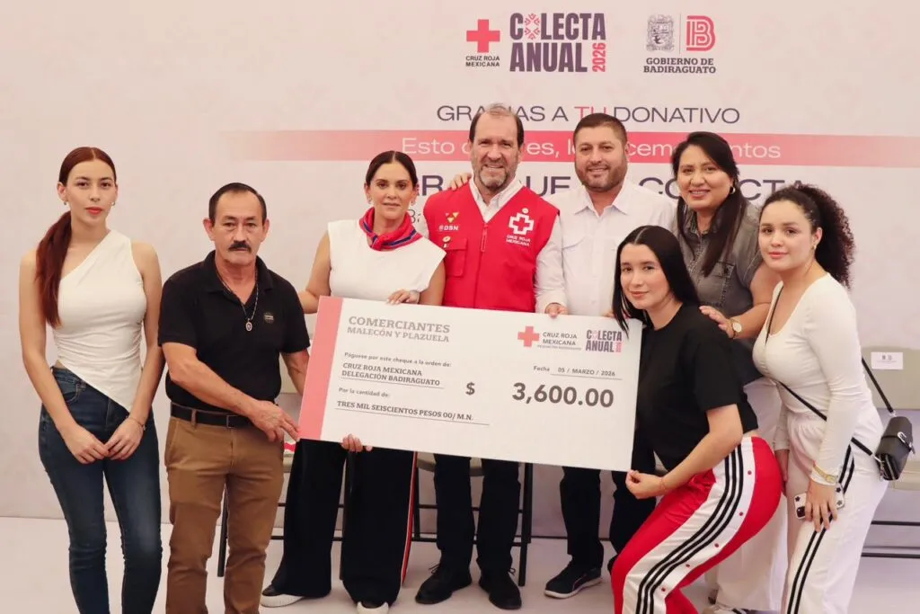 ¡Badiraguato con la Cruz Roja Sinaloa! Arranca la colecta anual 2026