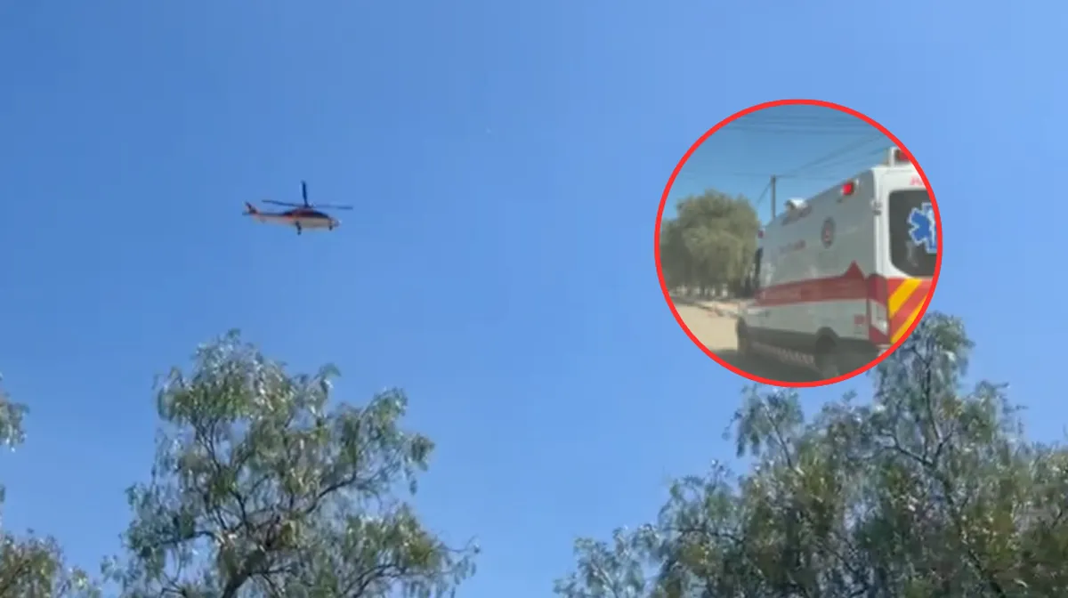 Movilización en la México-Pirámides por reporte de caída de avioneta