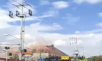 Aclaran que no hay desgajamiento del cerro de las Minas en Iztapalapa