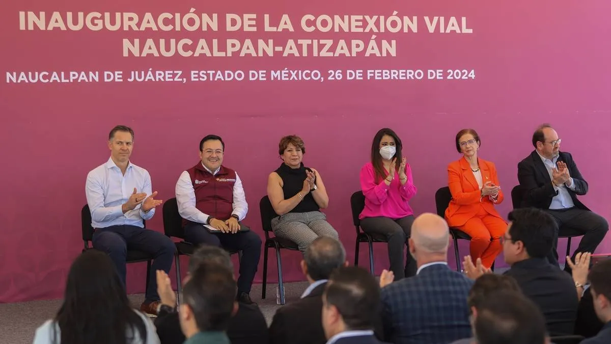 Conexión Atizapán -Naucalpan beneficiará a 250 mil habitantes: Delfina Gómez Álvarez