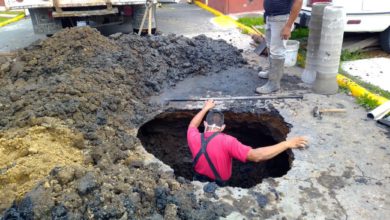 Descubren 2 socavones de por lo menos 5 metros de profundidad en Ixtapaluca