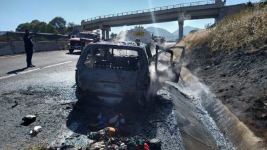 camioneta incendiada