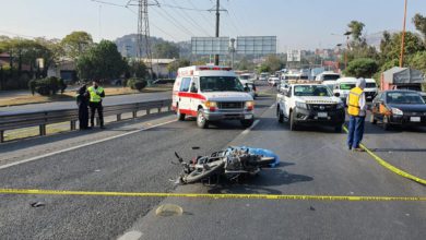 otro lamentable accidente en motocicleta