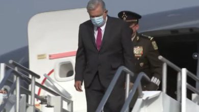 AMLO llegó en un avión de la Fuerza Aérea, el primero aterrizar en la Nueva Pista de Santa Lucía