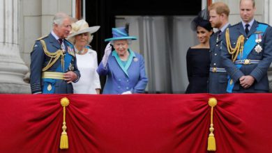 El Duque de Edimburgo, la Reina Isabel II y los Duques de Sussex