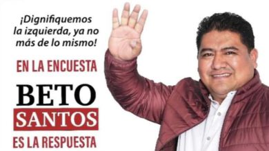 Beto Santos, precandidato a diputado local del distrito 10 Mixe por Morena en el distrito de Choapam, en Oaxaca