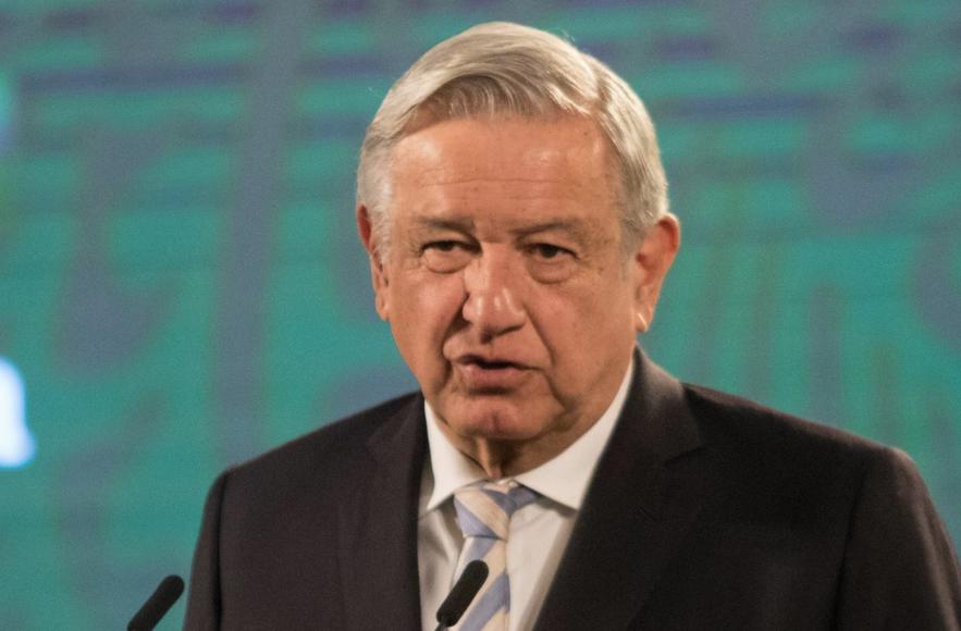 El presidente López Obrador, durante su conferencia matutina desde Palacio Nacional, el 17 de marzo de 2021. Foto Cuartoscuro