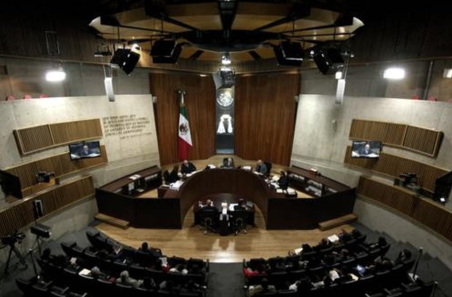 Durante una sesión pública del Tribunal Electoral del Poder Judicial de la Federación. Foto María Meléndrez Parada / archivo