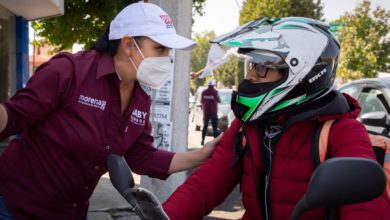 Gabriela Gamboa en recorrido por el municipio