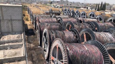 Cables de cobre en predio que se incendió en Tezoyuca y que puso en riesgo a cientos de familias