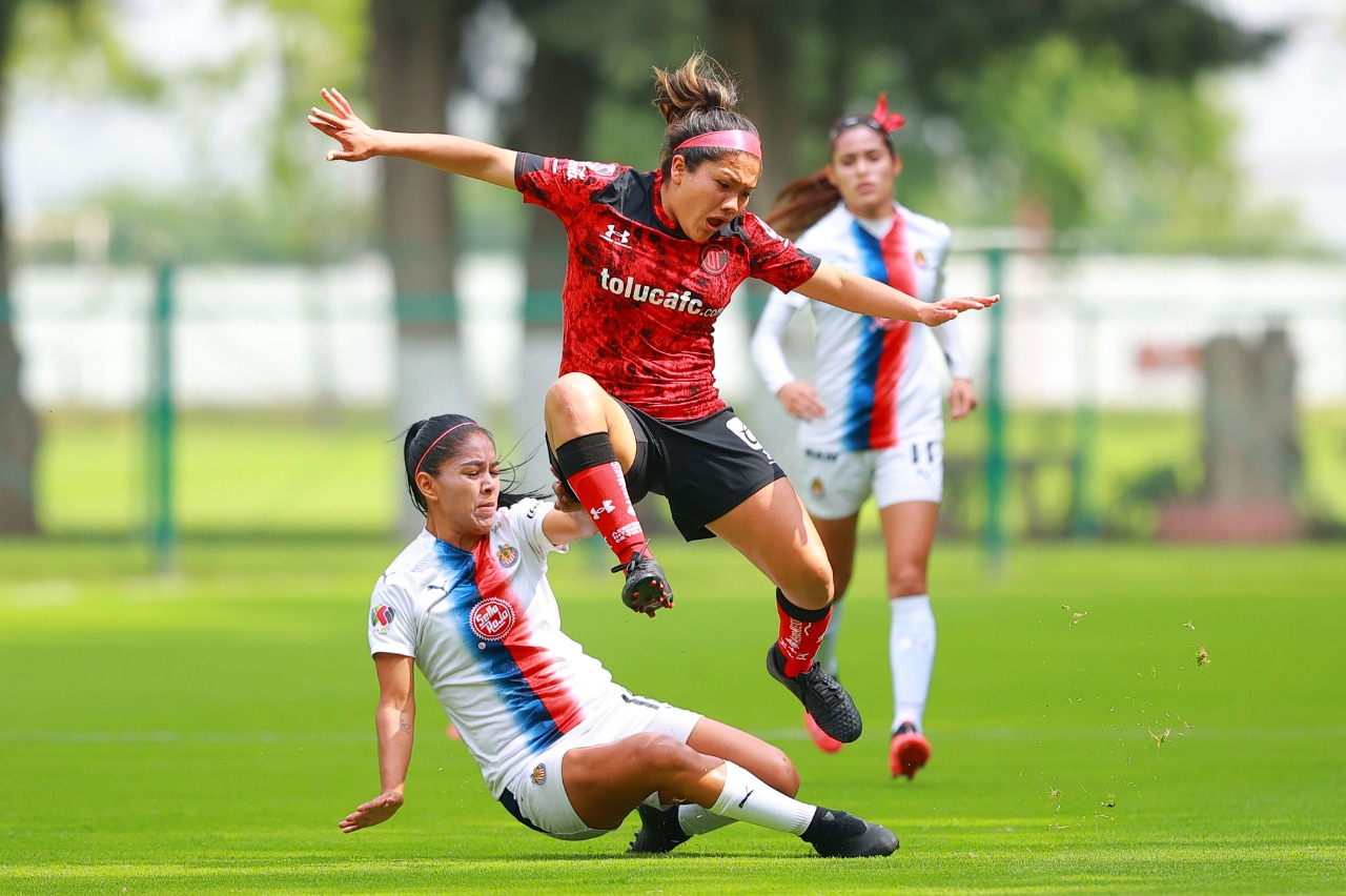 Con un arbitraje polémico Toluca femenil pierde en la Ida de los Cuartos de Final