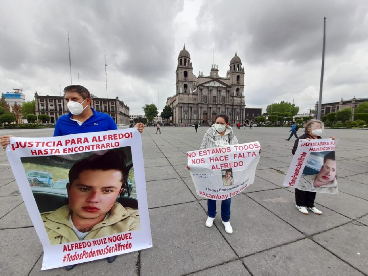 Familiares de Alfredo Ruiz se manifiestan