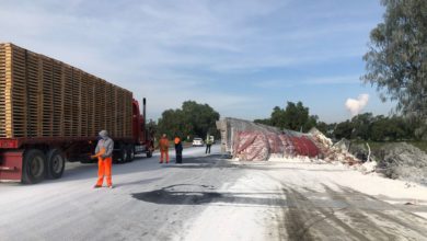 El accidente en la carretera