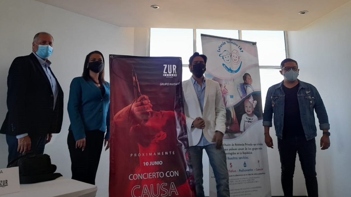 Bandas en conferencia de prensa