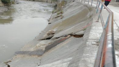 La zona se encuentra acordonada