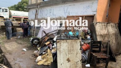 Daños materiales en Zinacantepec