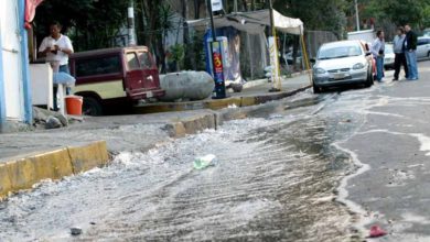 fuga de agua en Edomex