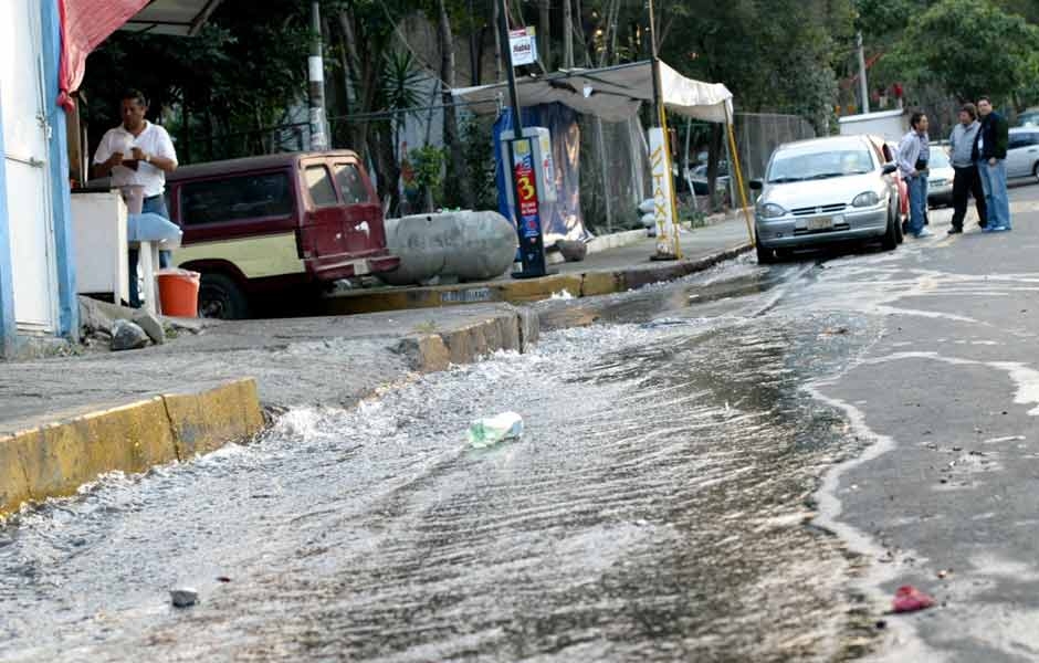 fuga de agua en Edomex