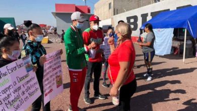 El atleta mexiquense en la colecta