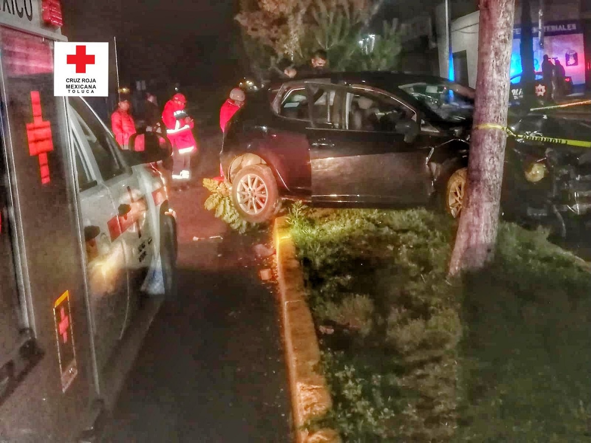 Personal de Cruz Roja atendió el incidente