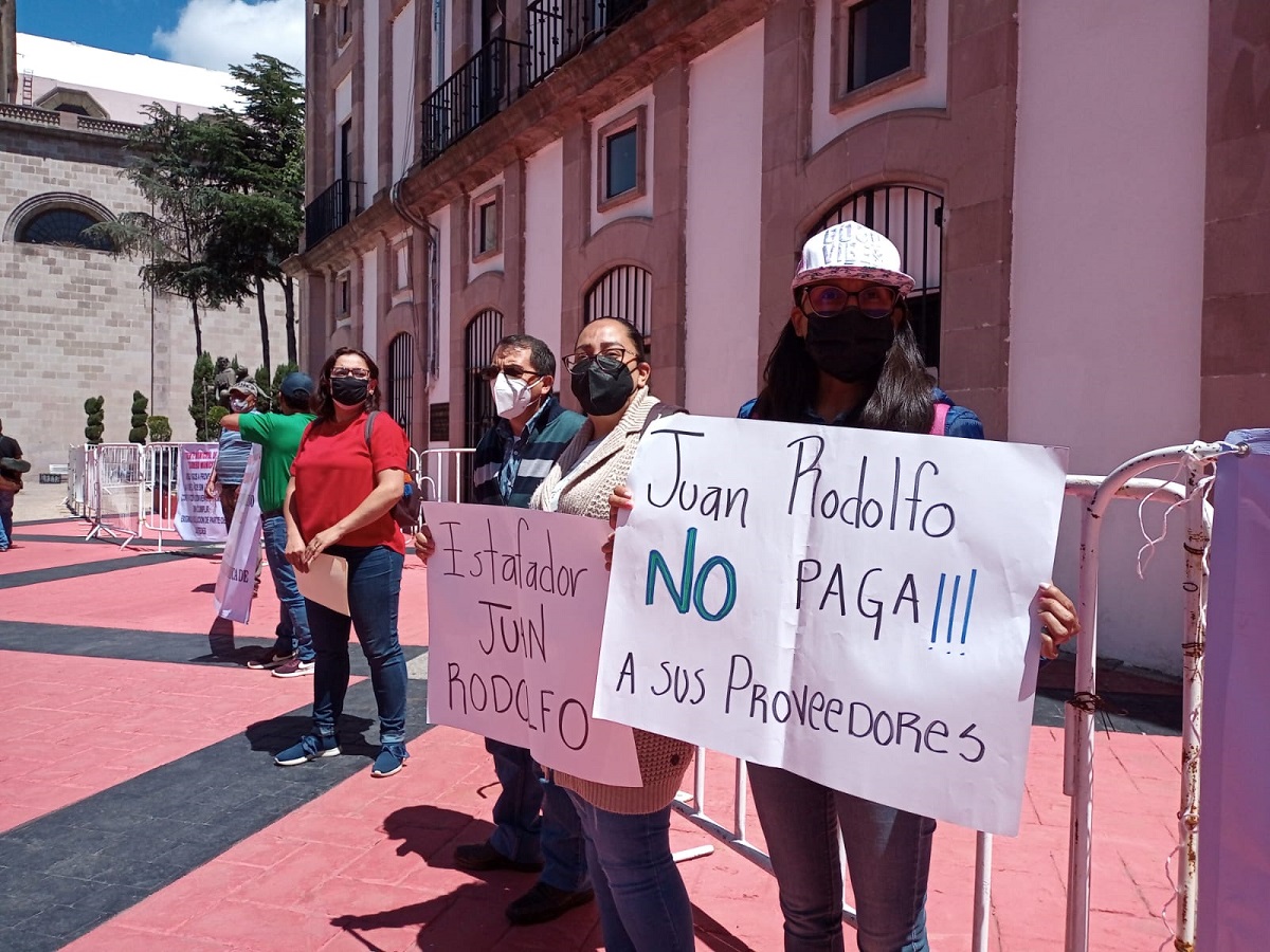 Los manifestantes