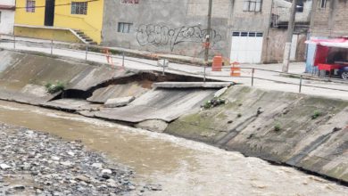 La fisura en Río Hondo, Naucalpan