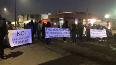 manifestación en Metepec