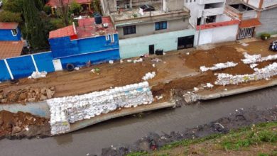 Los habitantes de este municipio no duermen ante el miedo que desborde el río