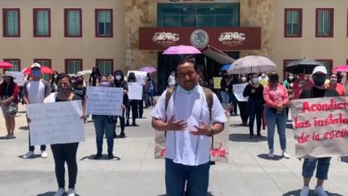 La falta de agua es recurrente en las escuelas