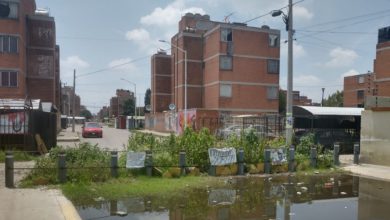 En la frontera de ambos municipios colocaron la barricada