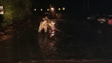 El deslave se registró durante la noche tras las intensas lluvias