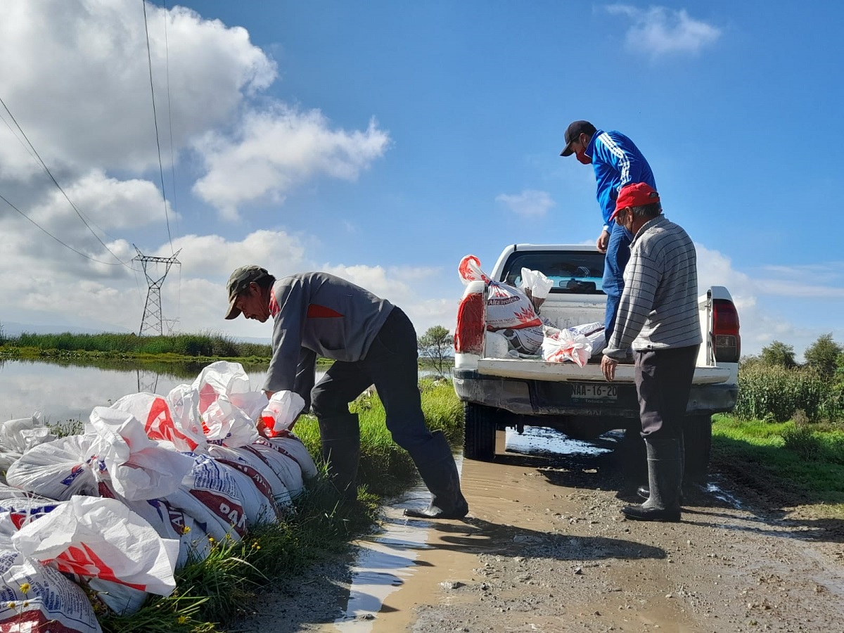 A algunas casas ya entró el agua