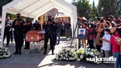 policía caído en San Mateo Atenco